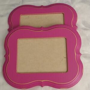 Pink Decorative Picture Frame Two 2 Barbie